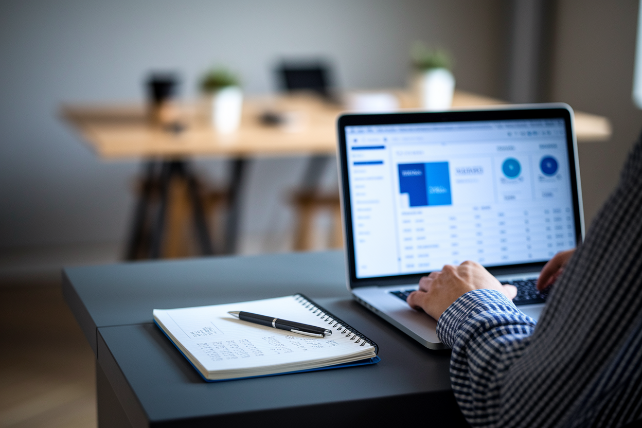 personne-bureau-moderne-ordinateur-tableau-financier