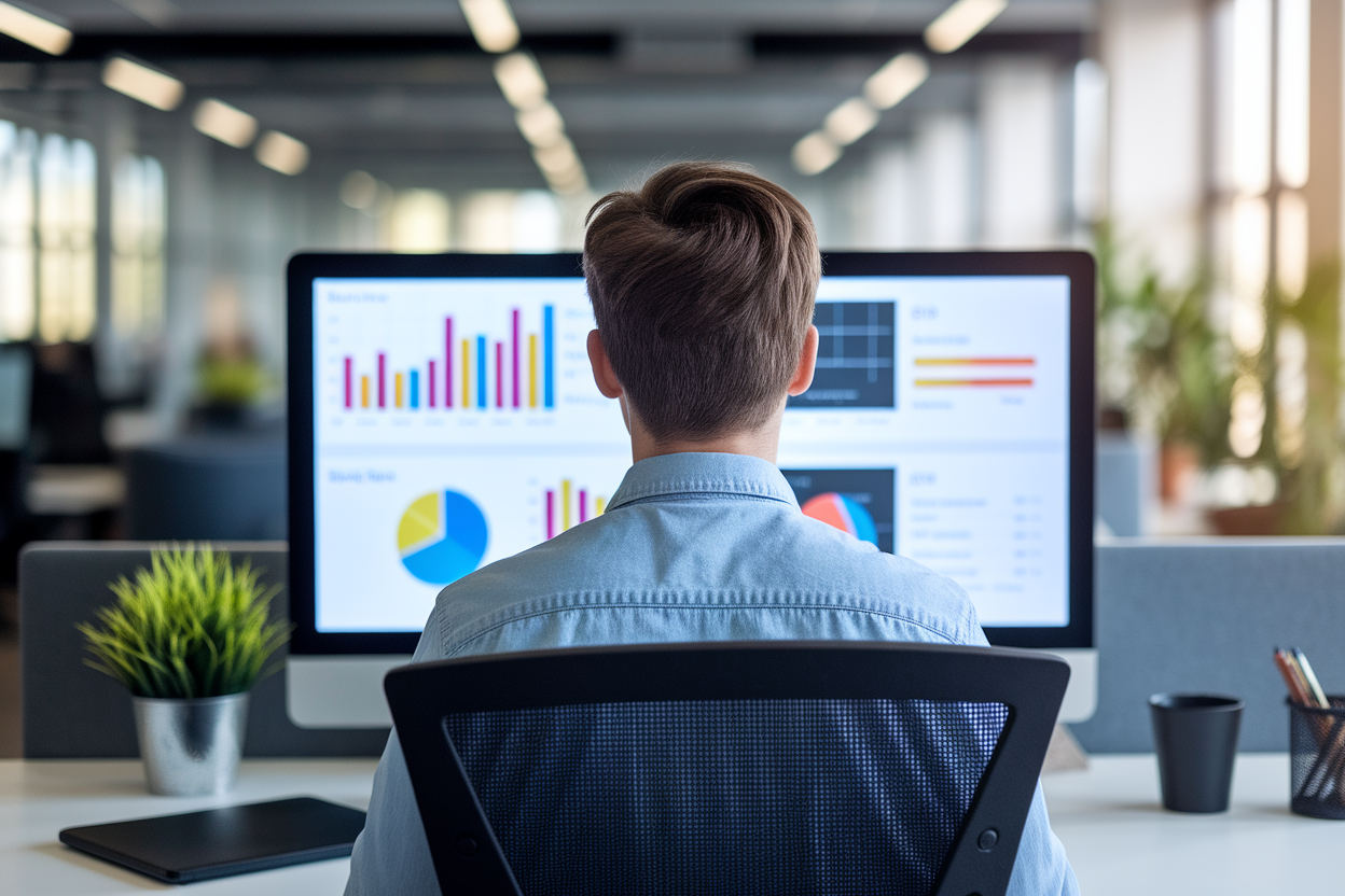 personne-dos-bureau-ecran-graphiques
