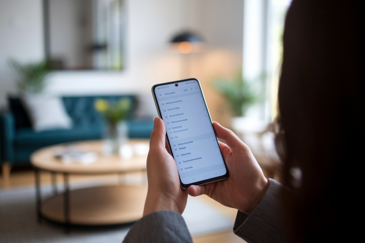 personne-dos-smartphone-ecran-flou